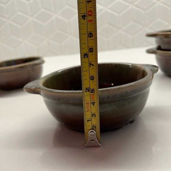 SUNBURST Canada Pottery Vintage Set of Four Soup Bowls Collectible Canadiana - Picture 10 of 10